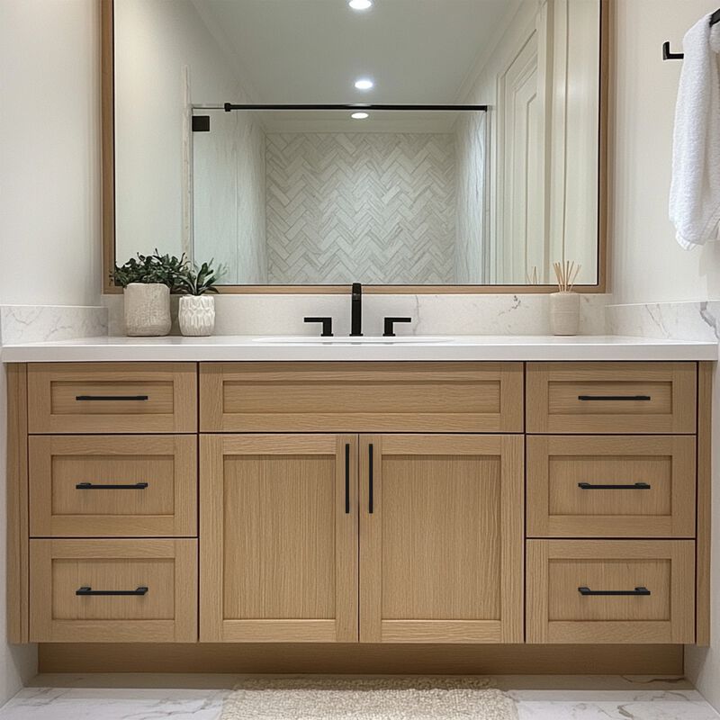 Hestia Hardware 10 Pack 5 Inch New Slim Square Cabinet Handles image number 2