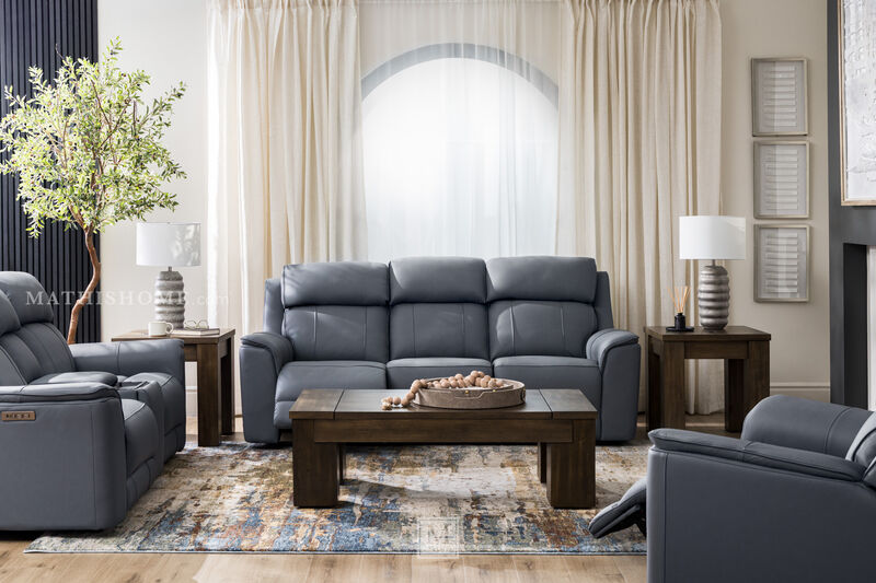 Oslo Power Leather Sofa image number 4