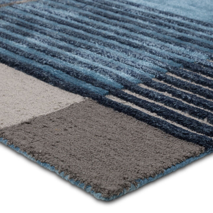 Iconic Perpetual Blue 6' x 9' Rug