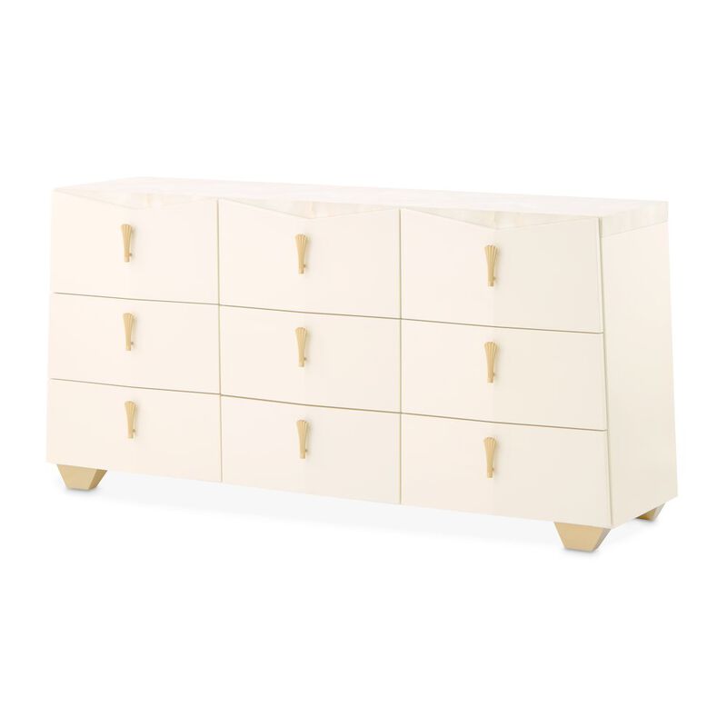 Michael Amini Fantosini Dresser - Creamy Pearl image number 6