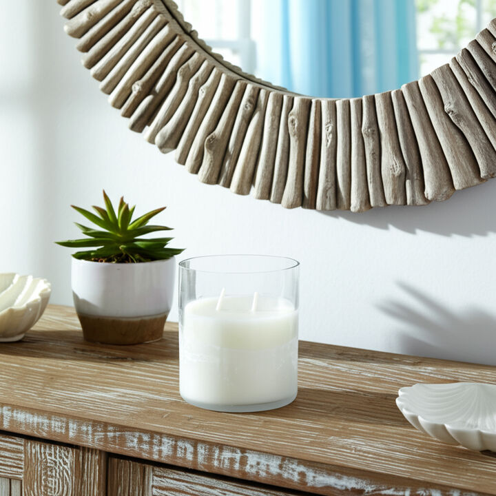 34oz Jasmine Glass Candle