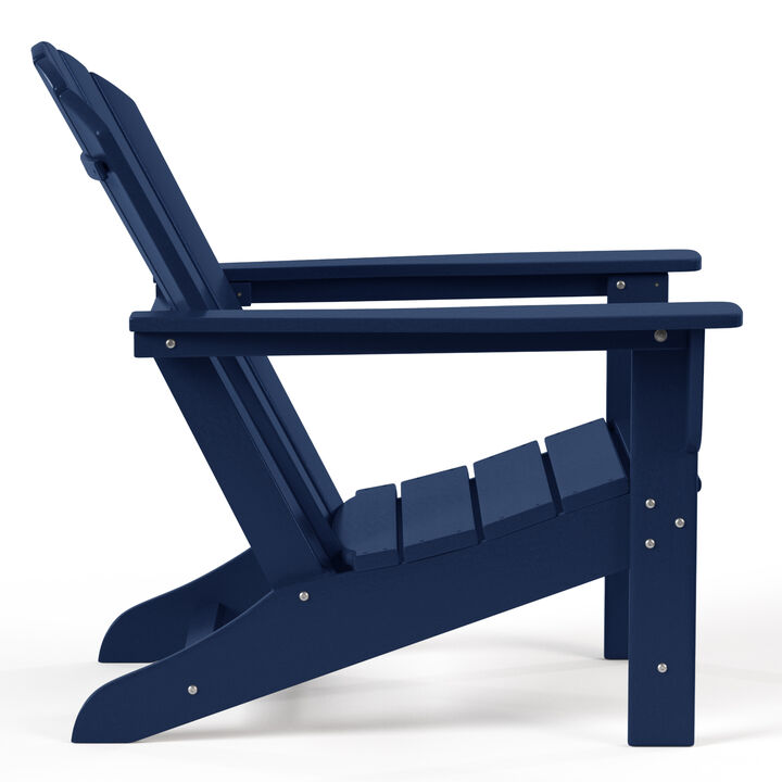 WestinTrends 12 Piece Outdoor Adirondack Chair With Ottoman And Side Table