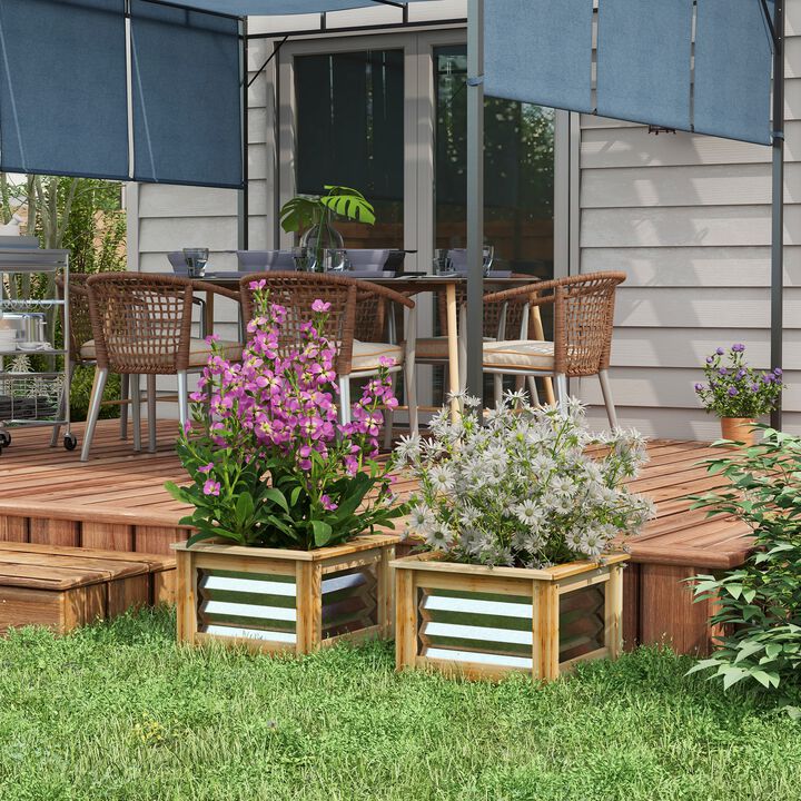 Streamdale Versatile Outdoor Garden Planters Raised Beds for Any Space