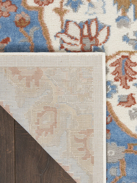 Elation ETN09 Ivory/Blue 2' x 3' Rug