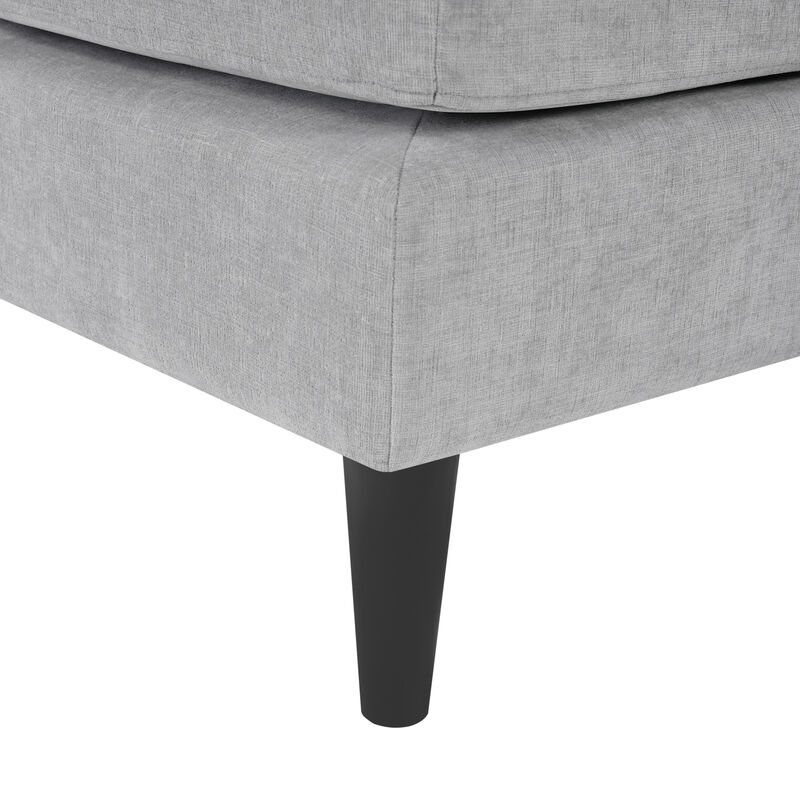 Merax Modular Chenille Chaise Lounge - Dual-Layer Armrests with Flexible Layouts Accent Chairs image number 6