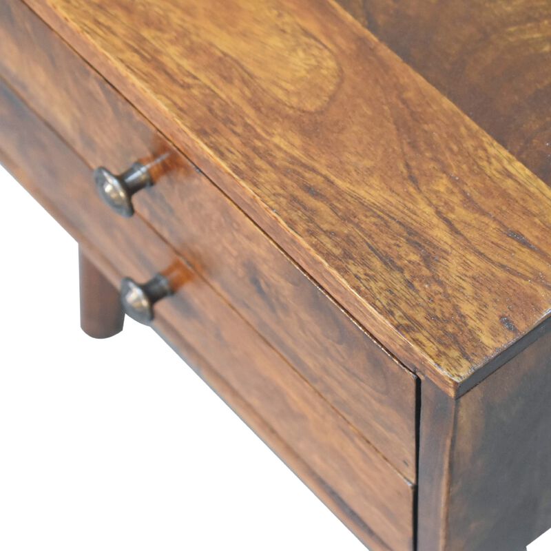 Artisan Furniture Mini Chestnut Modern Solid Wood Bedside