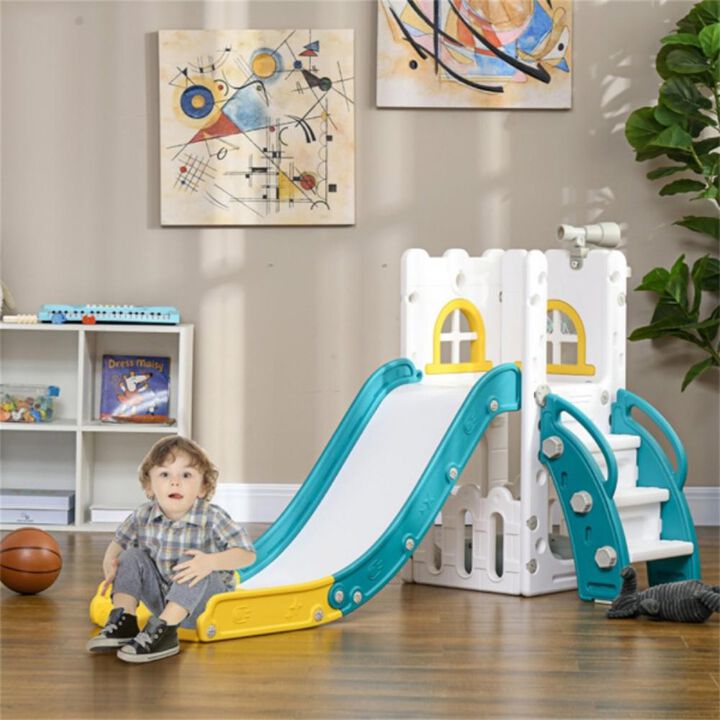 Kids' Small Toddler Slide Safe & Fun Indoor/Outdoor Playset for Early Childhood Development