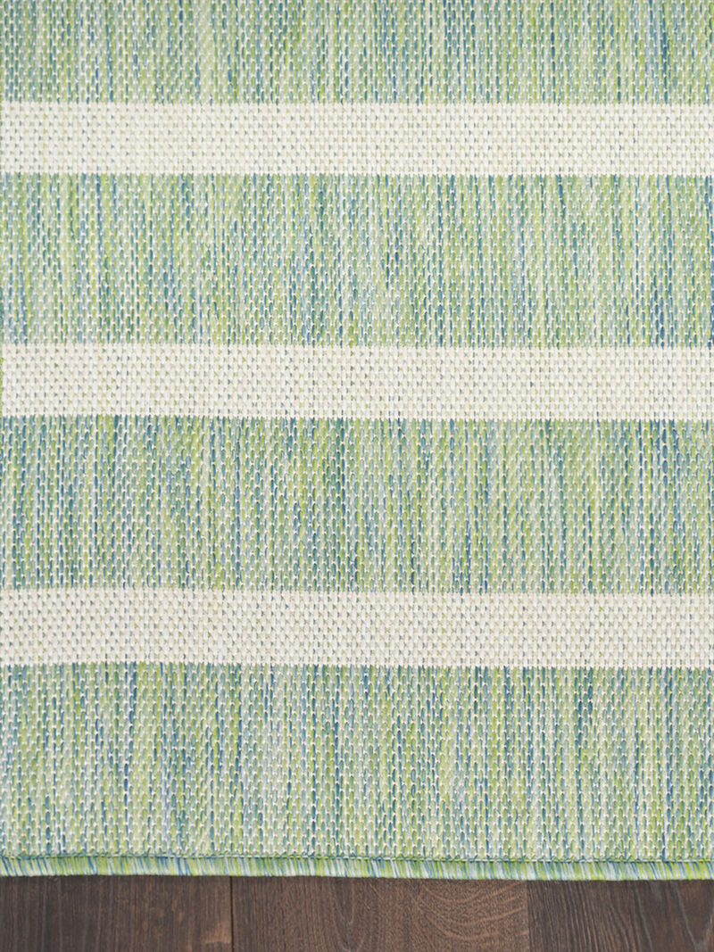 Positano POS03 Blue/Green/Ivory 6' x 9' Rug