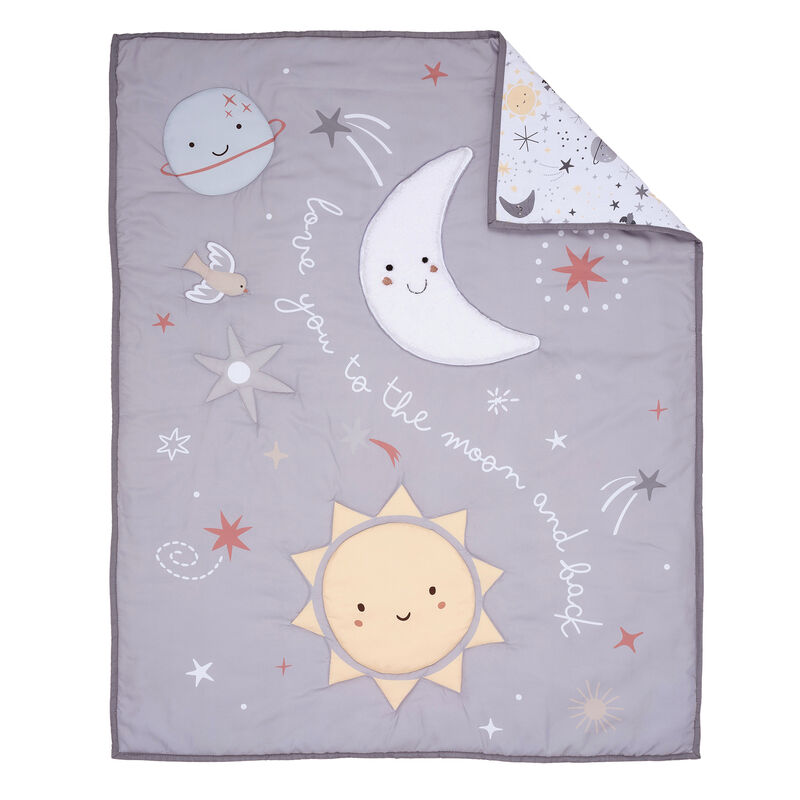Bedtime Originals Little Star Celestial 3-Piece Nursery Baby Crib Bedding Set