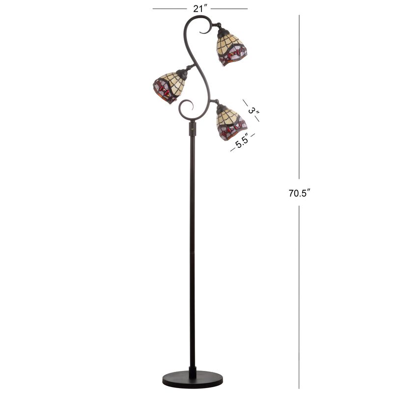 Walker Multi-Light LED Floor Lamp