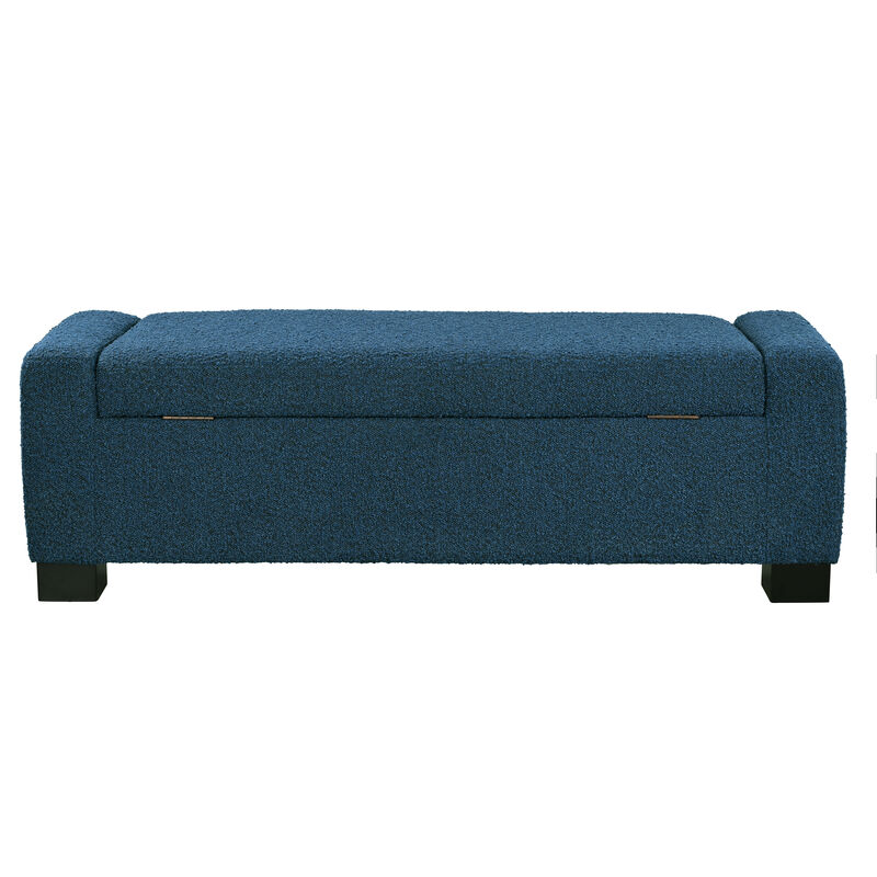 Merax Ottoman Bench Textured Fabric Rectangular Design