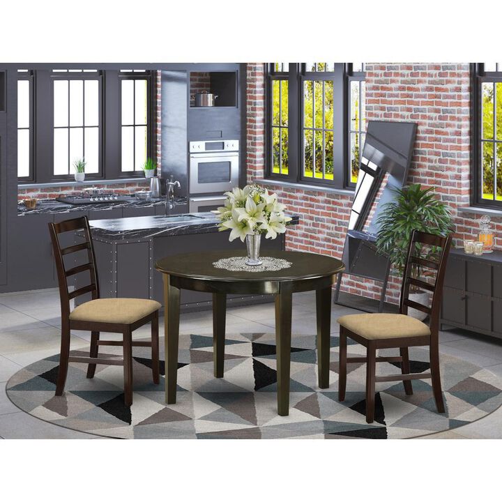3 Pc small Kitchen Table set-small Kitchen Table and 2 Dinette Chairs