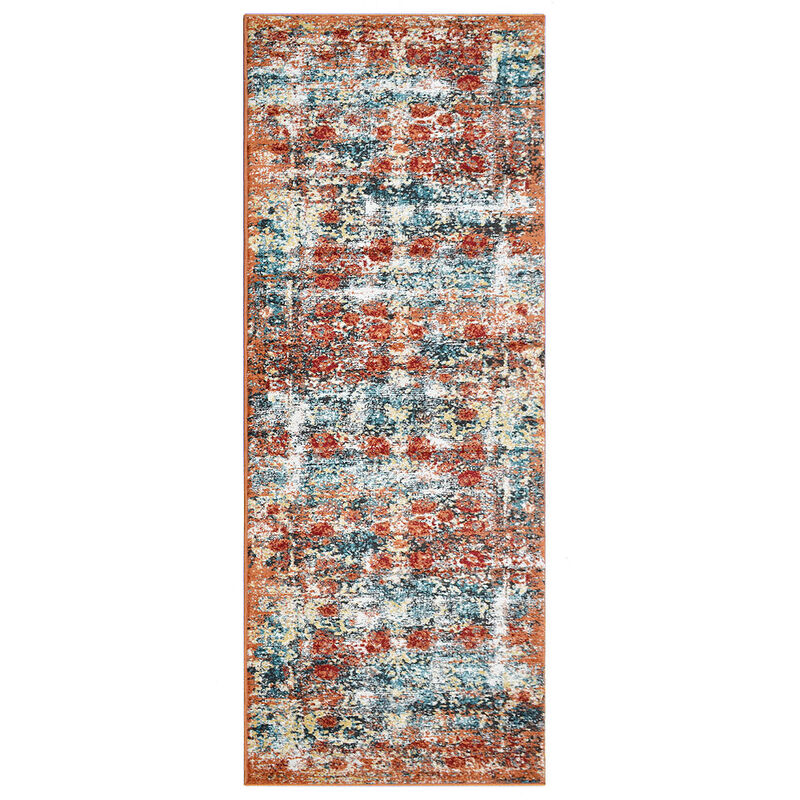 RUGSOTIC CARPETS MACHINE MADE HEATSET POLYPROPYLENE AREA RUGS  - Runner Shape, Classic Oriental Traditional  Design, Midium Pile Machine Made Area Rugs (M00037) image number 0