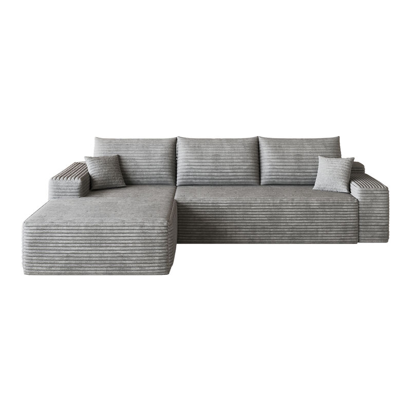 Taldis 107" Cloud Sectional Couch with L-Shape image number 0