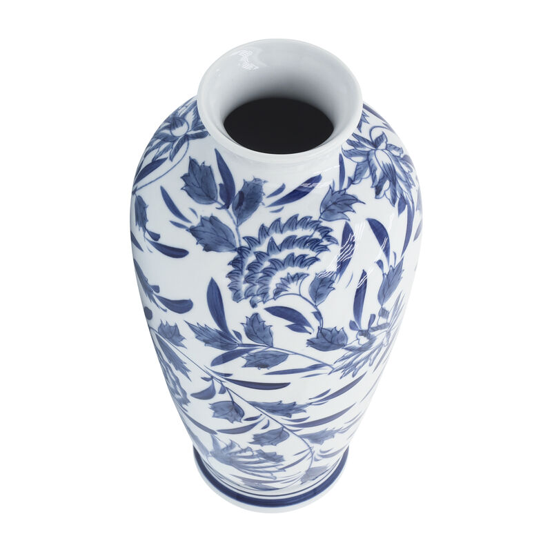 Chinoiserie Vase, Blue/White image number 2