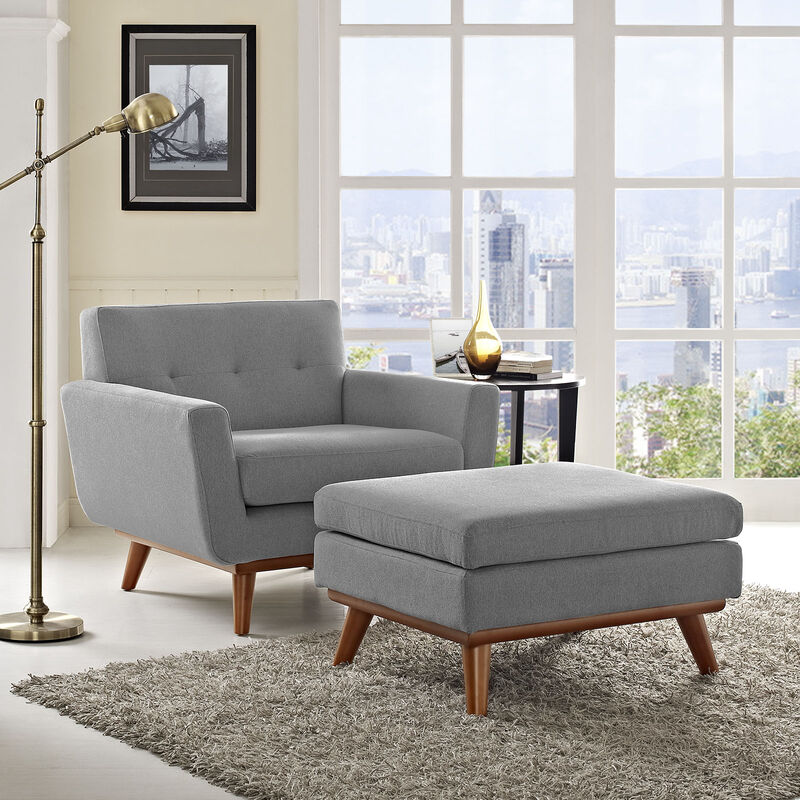 Engage 2 Piece Armchair and Ottoman image number 1