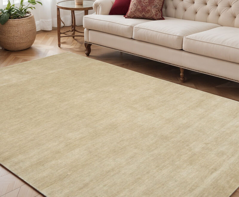 HomeRoots Wool Hand Woven Area Rug image number 1