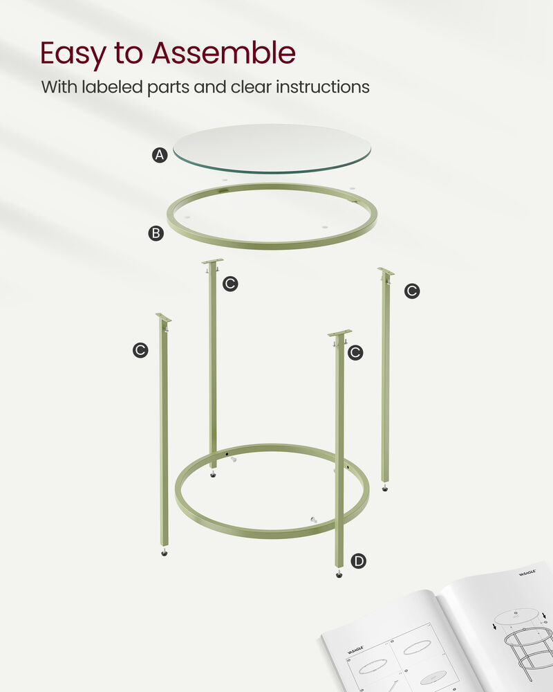 Round Side Table - Stylish and Functional Accent for Any Room