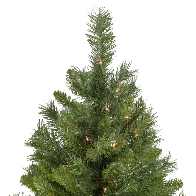 7.5' Pre-Lit Chatham Pine Artificial Christmas Tree  Clear Lights