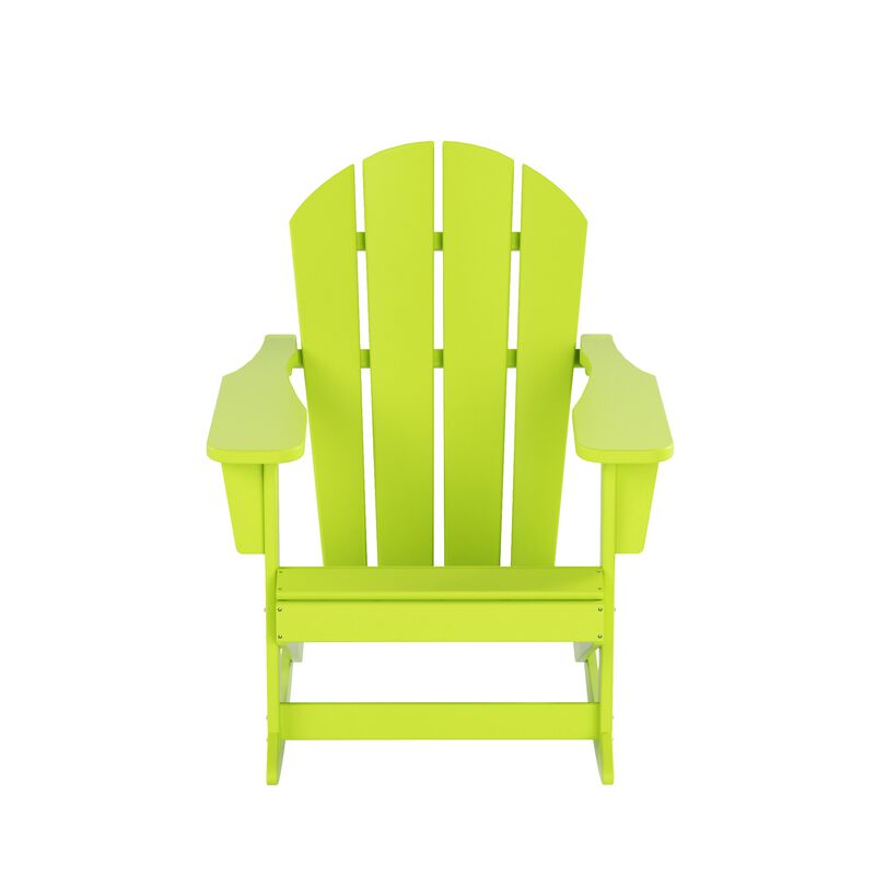 WestinTrends Classic Outdoor Patio Rocking Adirondack Chair (Set of 2)