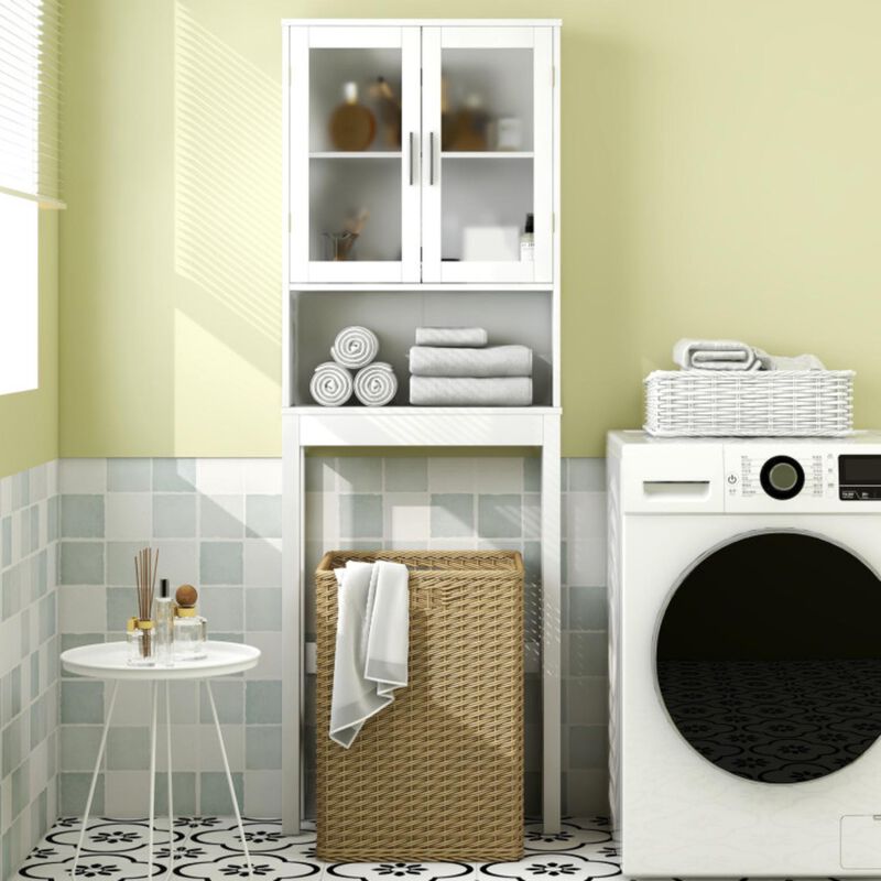 Hivvago Over the Toilet Bathroom Storage Cabinet with Adjustable Shelf