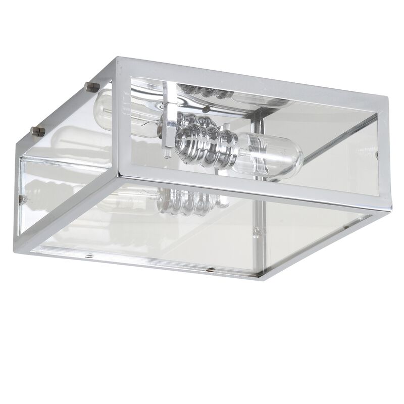 Grayson Metal/Glass LED Flush Mount