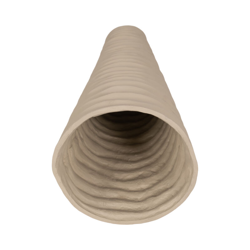 Metal 18" Rugged Vase, Ivory image number 4