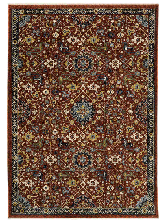 Aberdeen 3'3" x 5' Red Rug