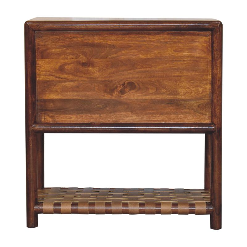 Artisan Furniture Solid Wood Regency Woven 2-Drawer Nightstand