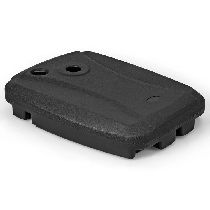 Mondawe Fillable Universal Offset Umbrella Base with Cross Base and Wheels