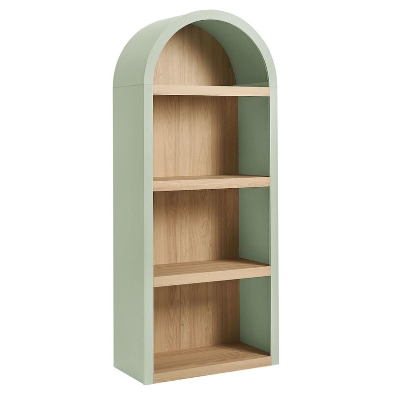 Caleb 4 Arched Display Shelf Bookcase image number 0