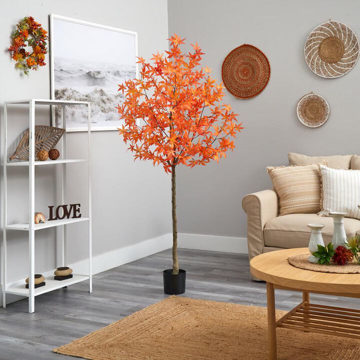 Hivvago 4 Feet Autumn Maple Artificial Tree