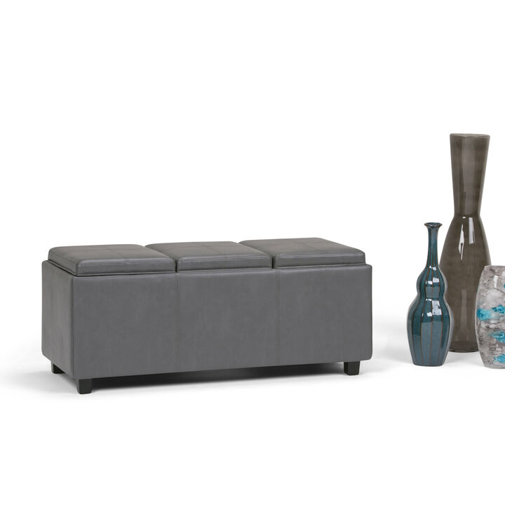 Simpli Home Avalon Storage Ottoman