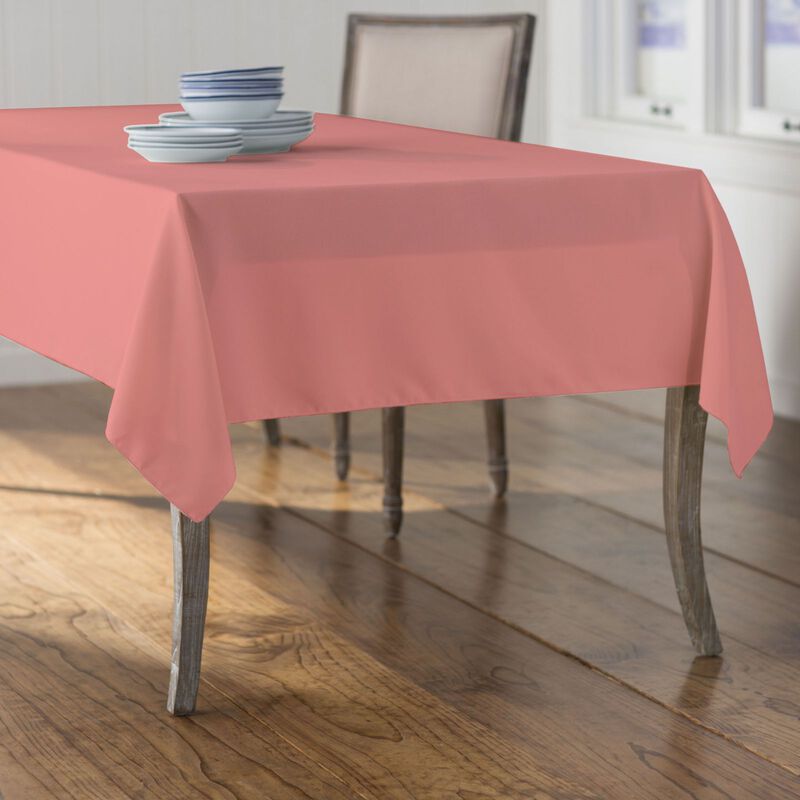 Rectangular Tablecloth 60 by 120 Inch Polyester Poplin image number 1