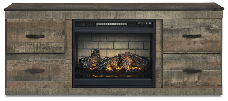 Trinell TV Stand with Electric Fireplace image number 1