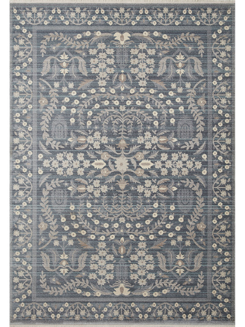 Holland HLD04 Blue 7'10" x 10'2" Rug by Rifle Paper Co.