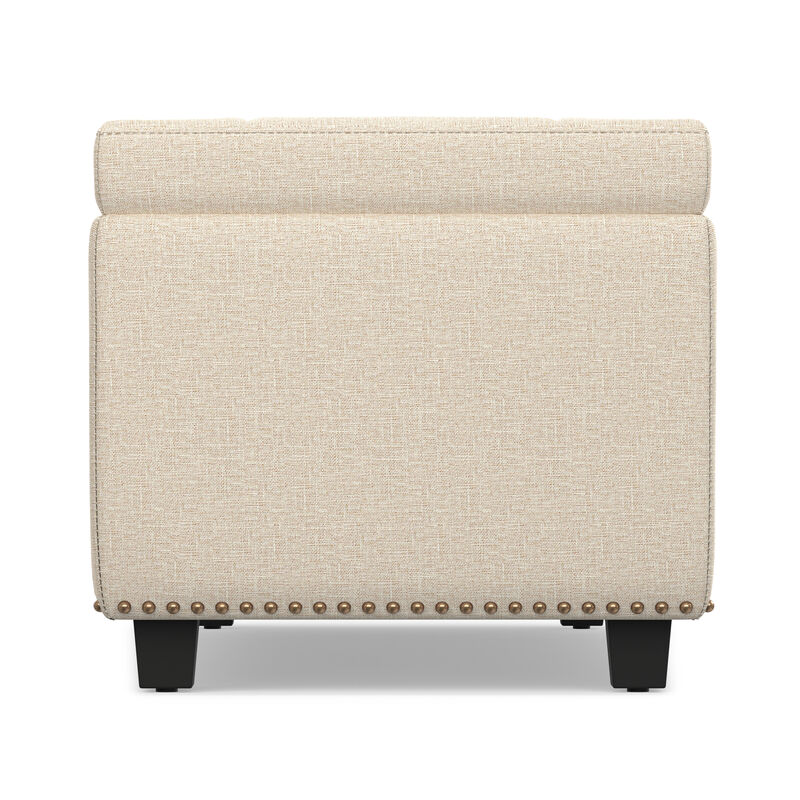 Simpli Home Hamilton Storage Ottoman image number 4