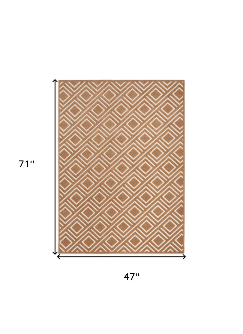 HomeRoots Geometric Area Rug image number 2