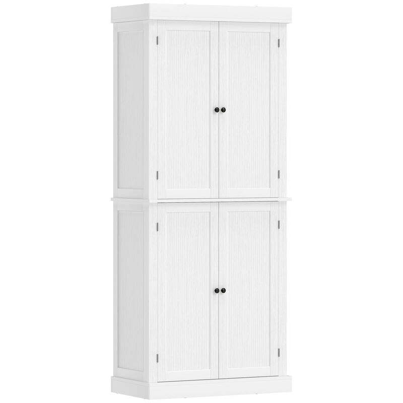 Hivvago Tall Kitchen Pantry Cabinet with Adjustable Shelves image number 0