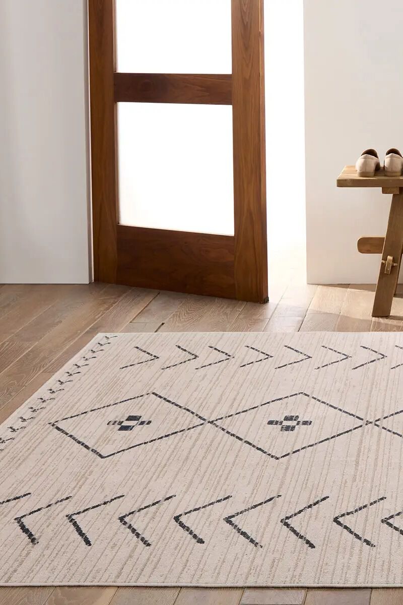 Nadine Taos Silver Mink 9' x 12' Rug by Label J x Jaipur Living image number 1