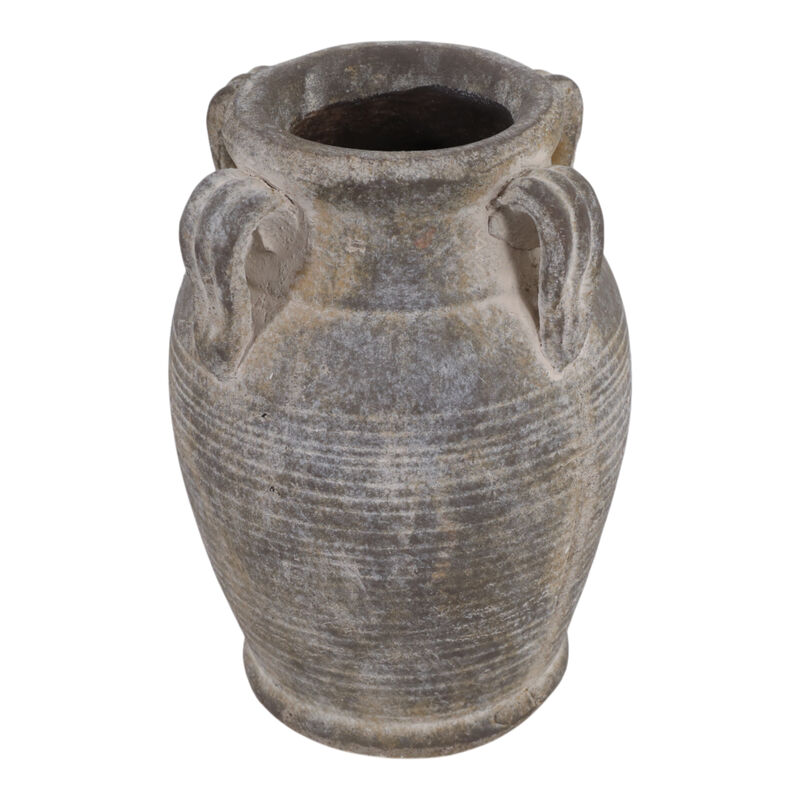 8" Vase With Handles, Brown image number 3