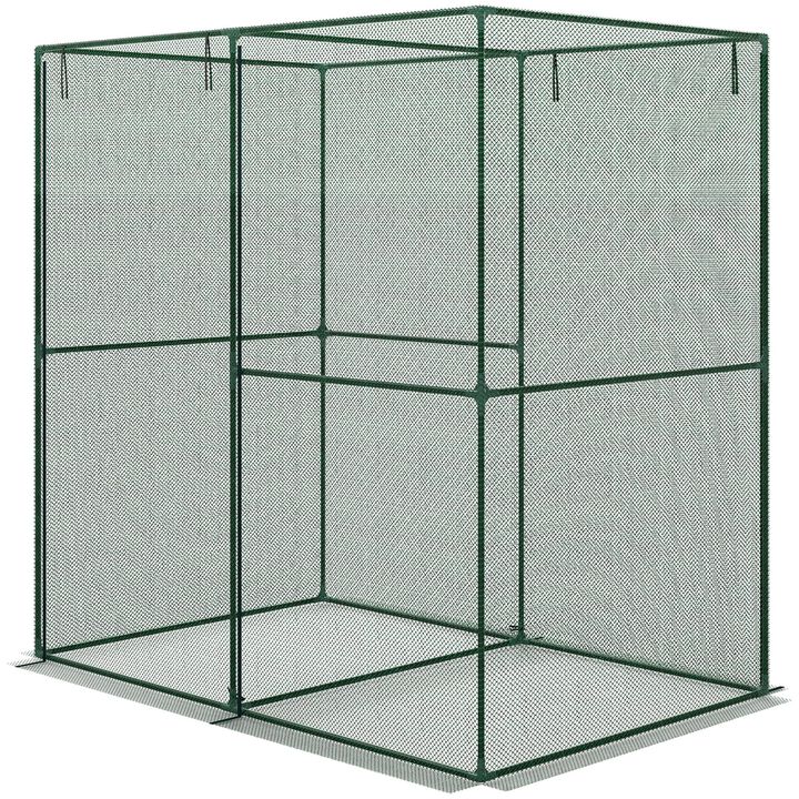 Hivvago 6' x 4' x 6' Walk-In Crop Cage Plant Protector