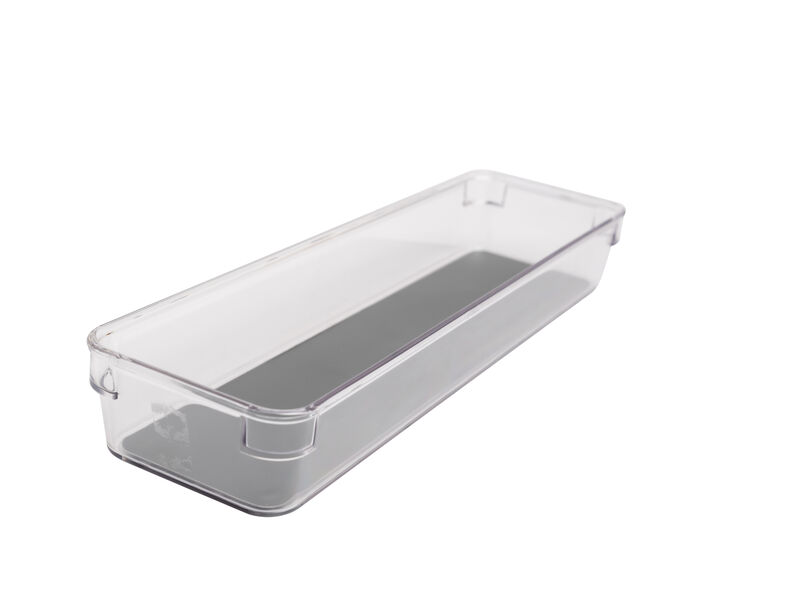 12.8 x 4 Acrylic Organizer with Non Slip Rubber Lining image number 1