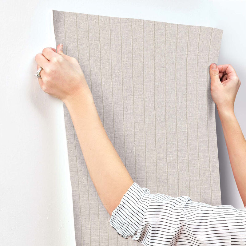 Cording Stripe Pearl Wallpaper (Set of 2) image number 2