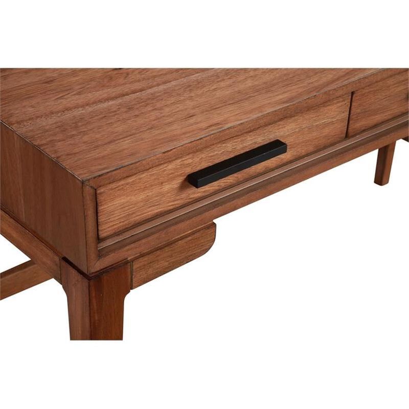Origins by Alpine Nova Mini Desk, Honey Maple image number 4