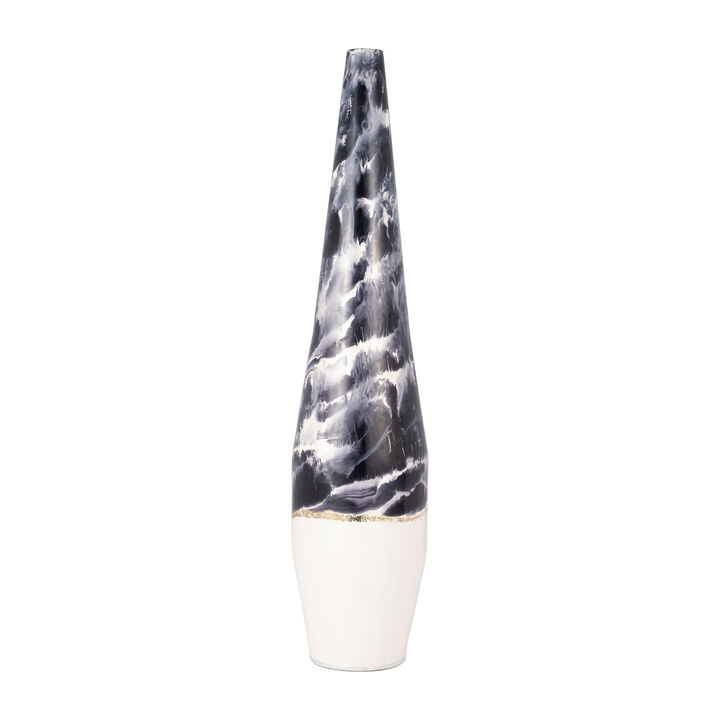 Metal 35" Neptune Floor Vase