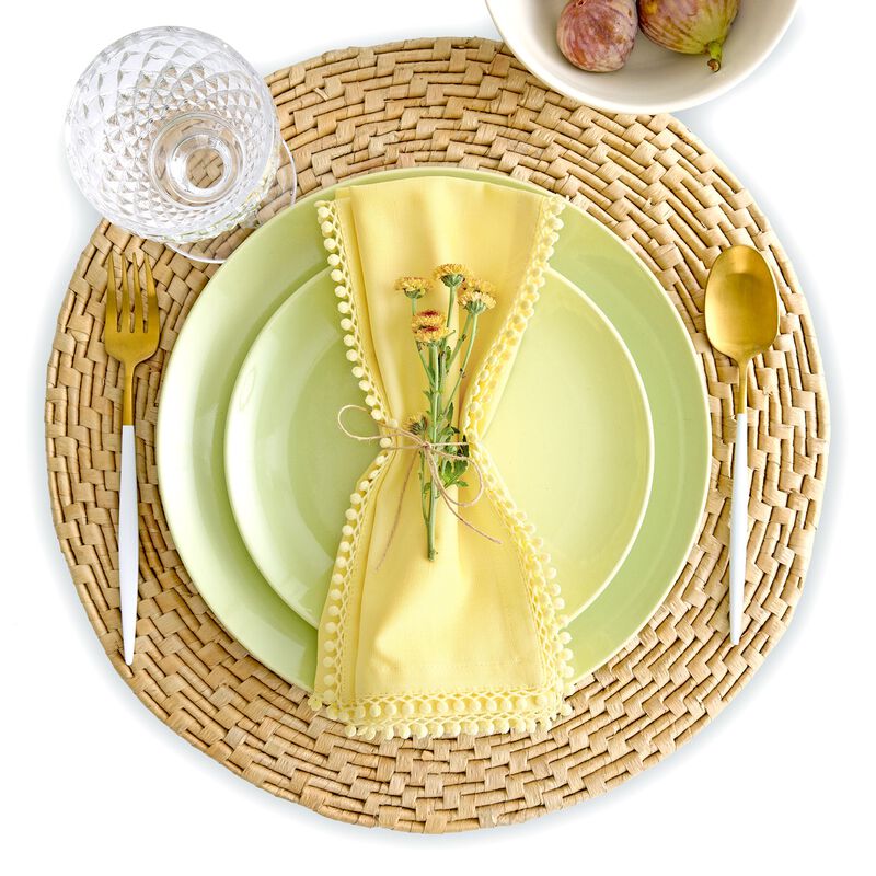 Cotton Linen Dinner Napkins - Maddie