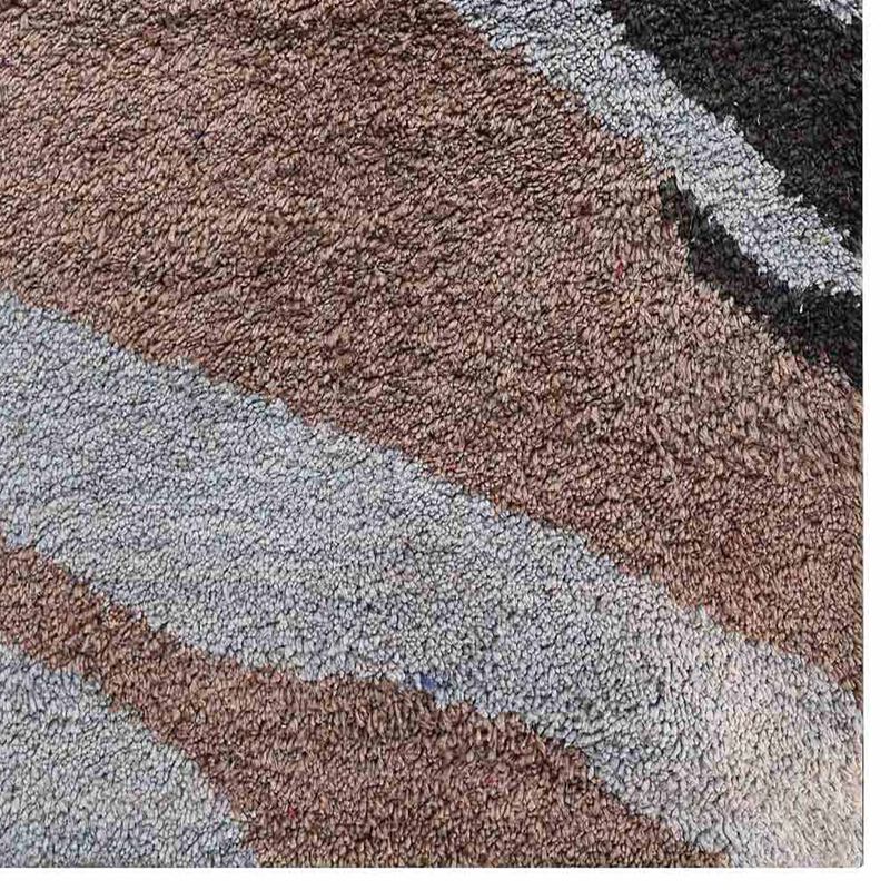 Rugsotic Carpets Hand Knotted Silk Size Area Rug Abstract Size NS1232 image number 3