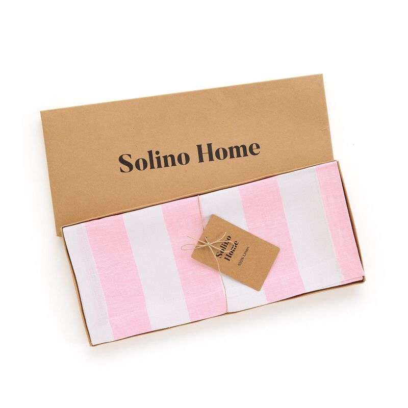 Linen Table Runner - Cabana Stripe image number 4