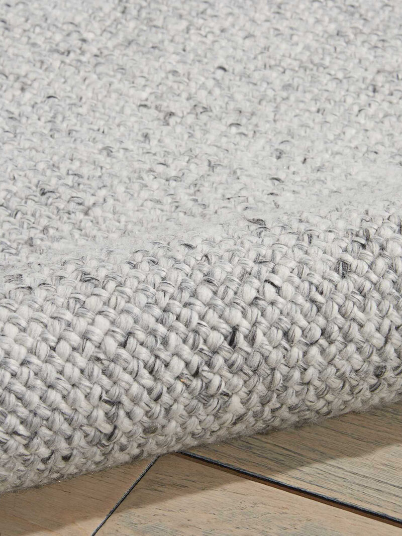 Tobiano TOB01 Silver 4' x 6' Rug